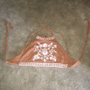 Halter crop top